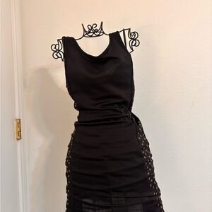 Elegant Black Mini Dress